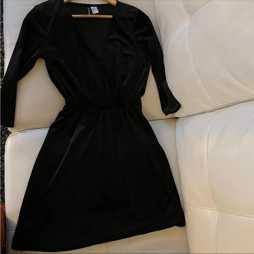 2/20 Black velvet dress Small NWOT